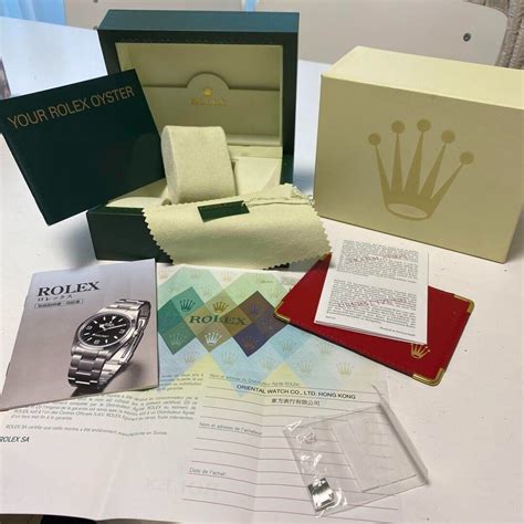 rolex empty box